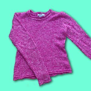 pink “heart crush” Y2K sweater